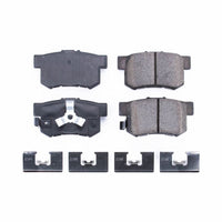 PowerStop Power Stop 10-18 Acura RDX Rear Z17 Evolution Ceramic Brake Pads w/Hardware - Brakes Rotors &