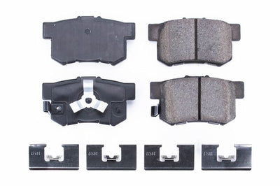 PowerStop Power Stop 10-18 Acura RDX Rear Z17 Evolution Ceramic Brake Pads w/Hardware - Brakes Rotors &