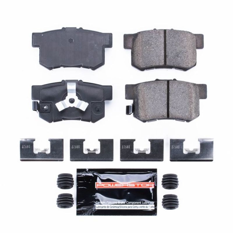 PowerStop Power Stop 10-18 Acura RDX Rear Z23 Evolution Sport Brake Pads w/Hardware - Brakes Rotors &