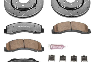 PowerStop Power Stop 10-18 Ford Expedition Front Z36 Truck & Tow Brake Kit - Brakes Rotors Pads