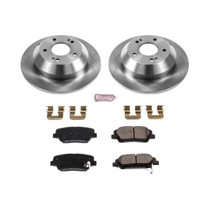 PowerStop Power Stop 10-18 Hyundai Santa Fe Rear Autospecialty Brake Kit - Brakes Rotors & Pads