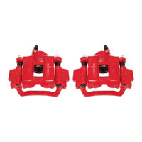 PowerStop Power Stop 10-18 Lexus GX460 Rear Red Calipers w/Brackets - Pair - Brakes Rotors & Pads
