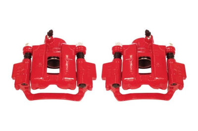 PowerStop Power Stop 10-18 Lexus GX460 Rear Red Calipers w/Brackets - Pair - Brakes Rotors & Pads