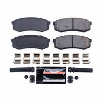 PowerStop Power Stop 10-19 Lexus GX460 Rear Z23 Evolution Sport Brake Pads w/Hardware - Brakes Rotors &