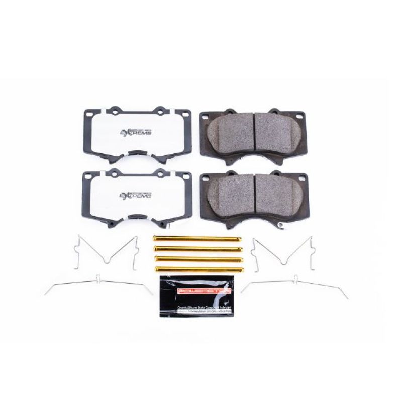 PowerStop Power Stop 10-19 Toyota 4Runner Front Z36 Truck & Tow Brake Pads w/Hardware - Brakes Rotors