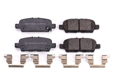 PowerStop Power Stop 11-12 Infiniti EX35 Rear Z17 Evolution Ceramic Brake Pads w/Hardware - Brakes Rotors &