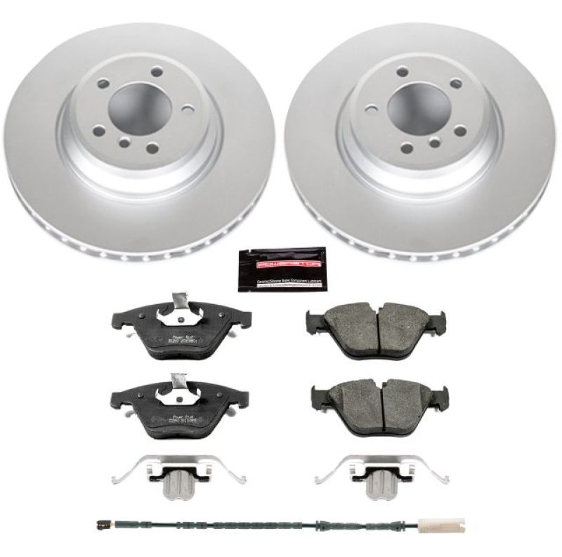 PowerStop Power Stop 11-13 BMW 335i xDrive Front Z23 Evolution Sport Coated Brake Kit - Brakes Rotors & Pads