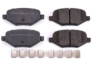 PowerStop Power Stop 11-13 Ford Edge Rear Z17 Evolution Ceramic Brake Pads w/Hardware - Brakes Rotors &