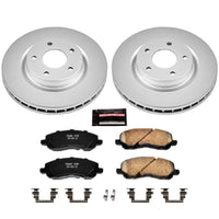 PowerStop Power Stop 11-14 Chrysler 200 Front Z17 Evolution Geomet Coated Brake Kit - Brakes Rotors & Pads