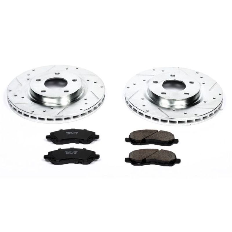 PowerStop Power Stop 11-14 Chrysler 200 Front Z23 Evolution Sport Brake Kit - Brakes Rotors & Pads