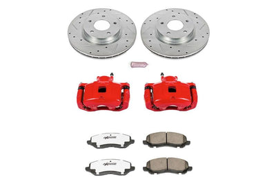 PowerStop Power Stop 11-14 Chrysler 200 Front Z26 Street Warrior Brake Kit w/Calipers - Brakes Rotors & Pads