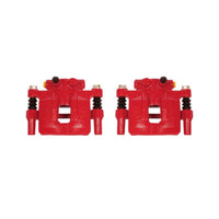 PowerStop Power Stop 11-14 Chrysler 200 Rear Red Calipers w/Brackets - Pair - Brakes Rotors & Pads