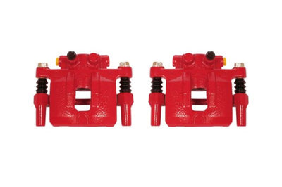 PowerStop Power Stop 11-14 Chrysler 200 Rear Red Calipers w/Brackets - Pair - Brakes Rotors & Pads