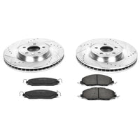 PowerStop Power Stop 11-14 Ford Mustang Front Z23 Evolution Sport Brake Kit - Brakes Rotors & Pads