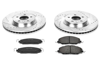 PowerStop Power Stop 11-14 Ford Mustang Front Z23 Evolution Sport Brake Kit - Brakes Rotors & Pads