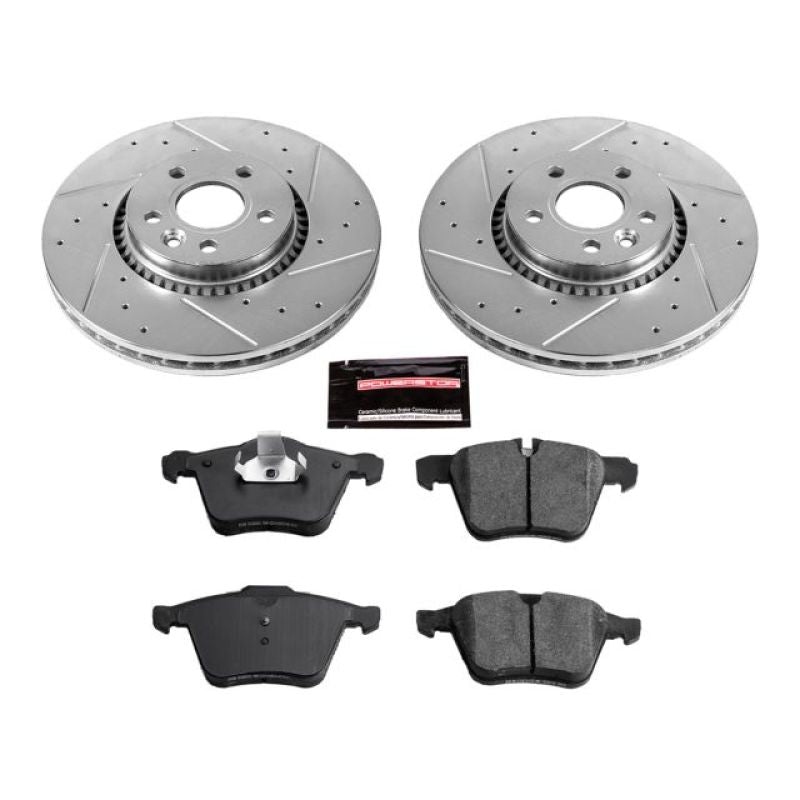 PowerStop Power Stop 11-14 Volvo S60 Front Z23 Evolution Sport Brake Kit - Brakes Rotors & Pads