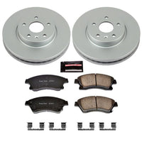 PowerStop Power Stop 11-15 Chevrolet Cruze Front Z17 Evolution Geomet Coated Brake Kit - Brakes Rotors & Pads