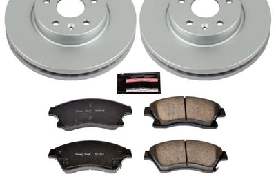 PowerStop Power Stop 11-15 Chevrolet Cruze Front Z17 Evolution Geomet Coated Brake Kit - Brakes Rotors & Pads