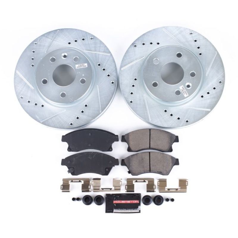 PowerStop Power Stop 11-15 Chevrolet Cruze Front Z23 Evolution Sport Brake Kit - Brakes Rotors & Pads