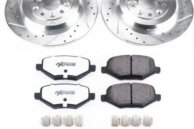 PowerStop Power Stop 11-15 Ford Edge Rear Z36 Truck & Tow Brake Kit - Brakes Rotors Pads