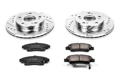 PowerStop Power Stop 11-15 Honda CR-Z Front Z23 Evolution Sport Brake Kit - Brakes Rotors & Pads