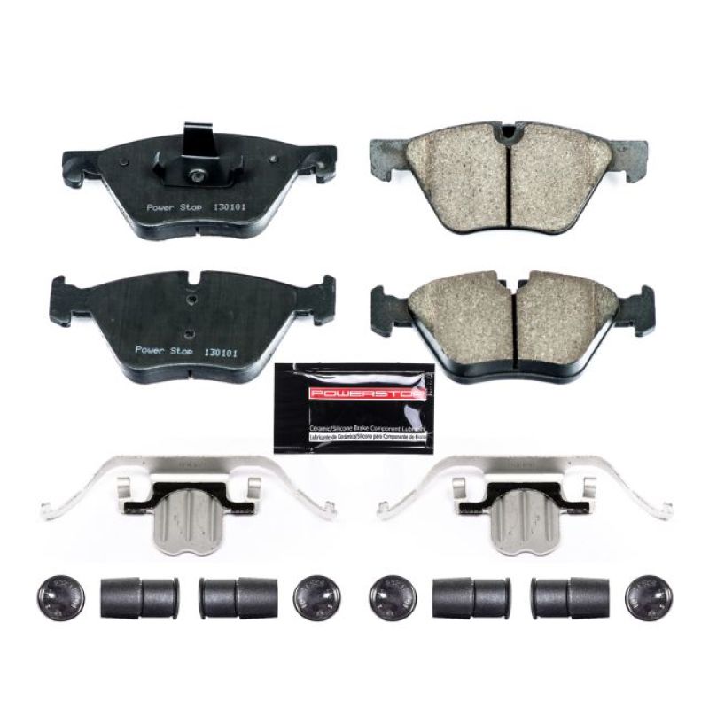 PowerStop Power Stop 11-16 BMW 528i Front Z23 Evolution Sport Brake Pads w/Hardware - Brakes Rotors &