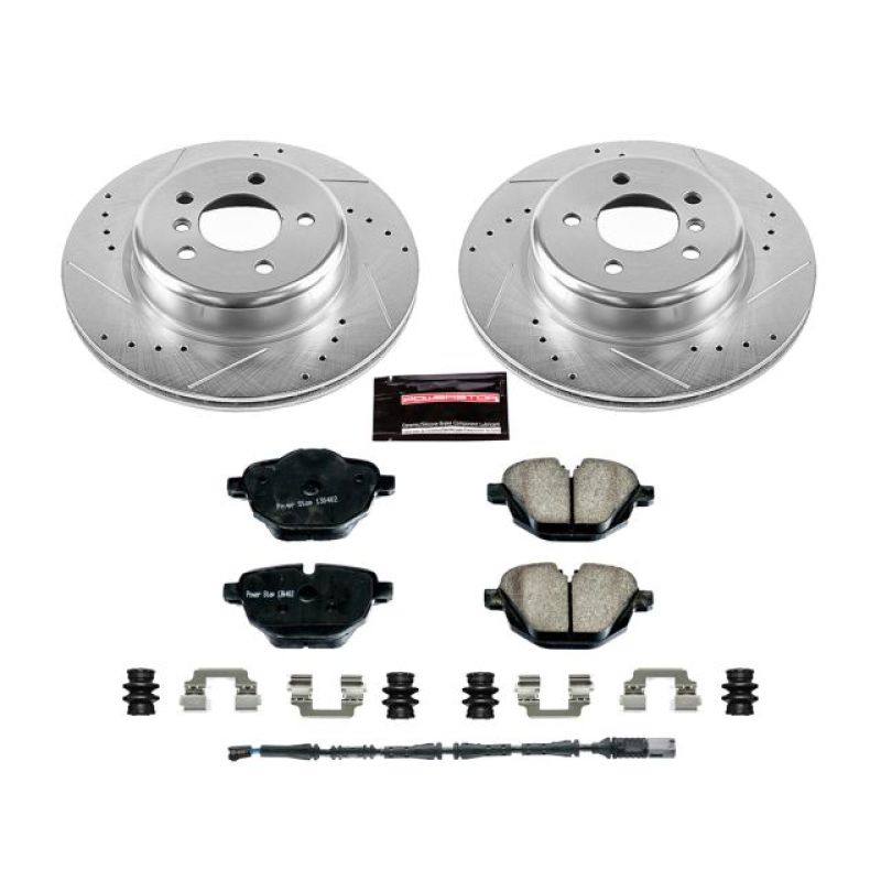 PowerStop Power Stop 11-16 BMW 528i Rear Z23 Evolution Sport Brake Kit - Brakes Rotors & Pads