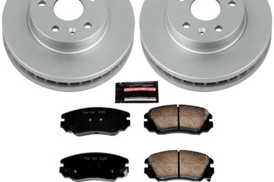 PowerStop Power Stop 11-16 Buick LaCrosse Front Z17 Evolution Geomet Coated Brake Kit - Brakes Rotors & Pads