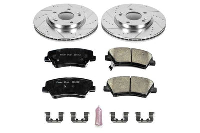PowerStop Power Stop 11-16 Hyundai Elantra Front Z23 Evolution Sport Brake Kit - Brakes Rotors & Pads
