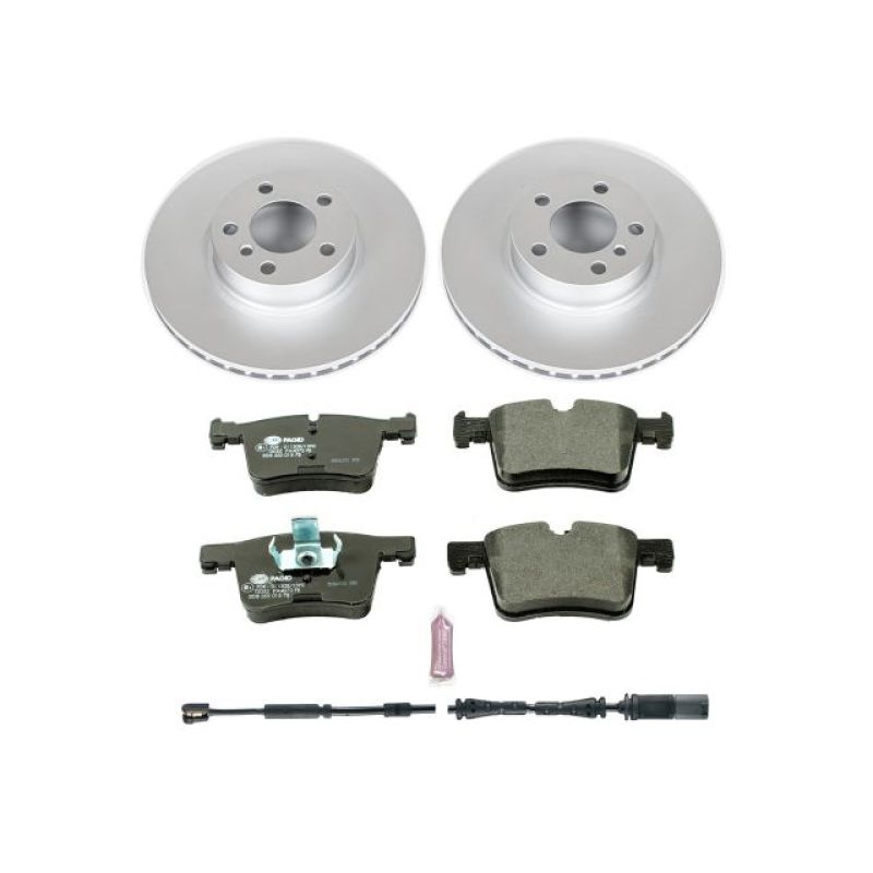PowerStop Power Stop 11-17 BMW X3 Front Euro-Stop Brake Kit - Brakes Rotors & Pads
