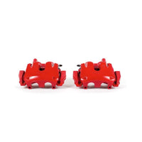 PowerStop Power Stop 11-17 Dodge Durango Front Red Calipers w/Brackets - Pair - Brakes Rotors & Pads