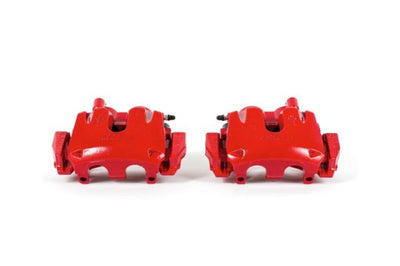 PowerStop Power Stop 11-17 Dodge Durango Front Red Calipers w/Brackets - Pair - Brakes Rotors & Pads