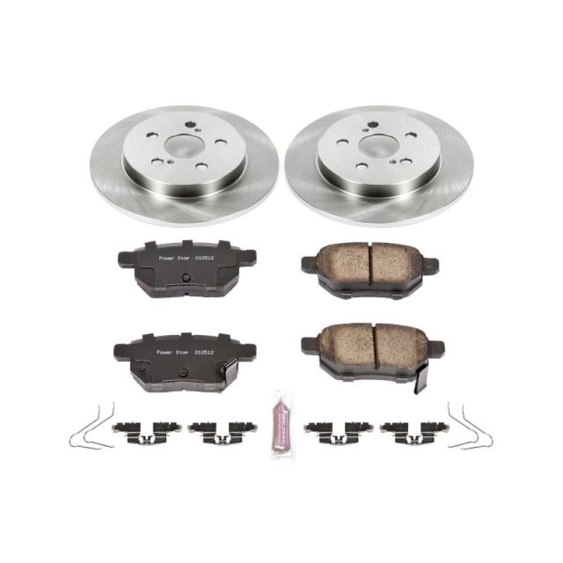 PowerStop Power Stop 11-17 Lexus CT200h Rear Autospecialty Brake Kit - Brakes Rotors & Pads
