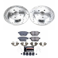 PowerStop Power Stop 11-17 Lexus CT200h Rear Z23 Evolution Sport Brake Kit - Brakes Rotors & Pads
