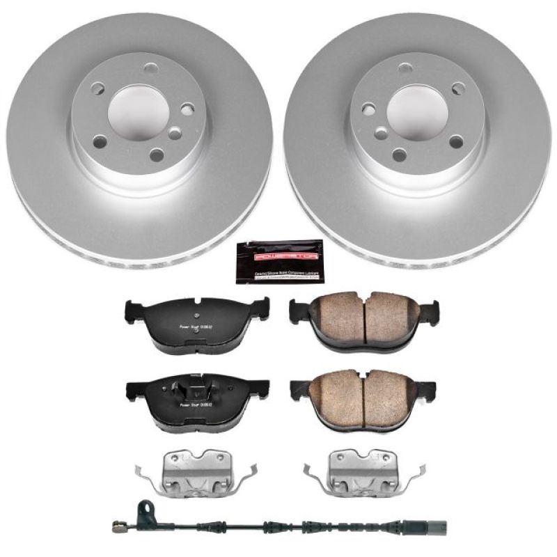 PowerStop Power Stop 11-18 BMW X5 Front Z23 Evolution Sport Coated Brake Kit - Brakes Rotors & Pads