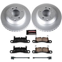 PowerStop Power Stop 11-18 Porsche Cayenne Rear Z23 Evolution Sport Coated Brake Kit - Brakes Rotors & Pads