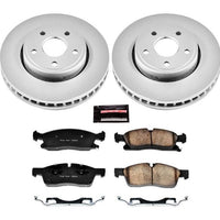 PowerStop Power Stop 11-19 Dodge Durango Front Z17 Evolution Geomet Coated Brake Kit - Brakes Rotors & Pads