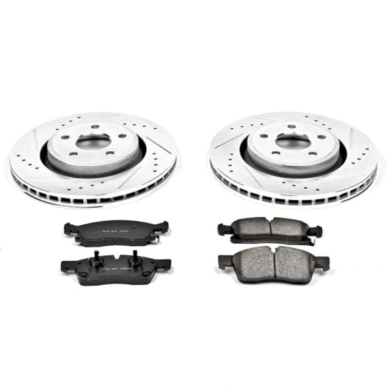 PowerStop Power Stop 11-19 Dodge Durango Front Z23 Evolution Sport Brake Kit - Brakes Rotors & Pads