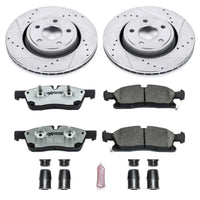 PowerStop Power Stop 11-19 Dodge Durango Front Z26 Street Warrior Brake Kit - Brakes Rotors & Pads
