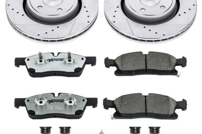 PowerStop Power Stop 11-19 Dodge Durango Front Z26 Street Warrior Brake Kit - Brakes Rotors & Pads