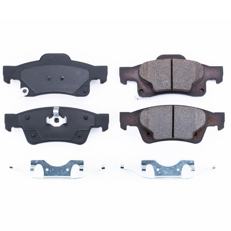 PowerStop Power Stop 11-19 Dodge Durango Rear Z17 Evolution Ceramic Brake Pads w/Hardware - Brakes Rotors &