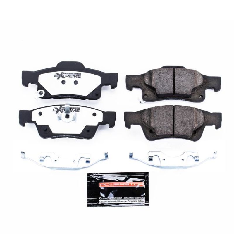 PowerStop Power Stop 11-19 Dodge Durango Rear Z36 Truck & Tow Brake Pads w/Hardware - Brakes Rotors