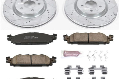 PowerStop Power Stop 11-19 Ford Explorer Front Z23 Evolution Sport Brake Kit - Brakes Rotors & Pads