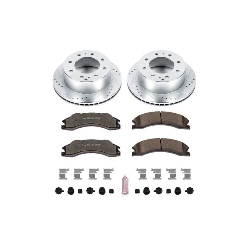 PowerStop Power Stop 11-20 GMC Sierra 3500 HD Rear Z36 Truck & Tow Brake Kit - Brakes Rotors Pads