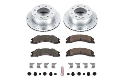 PowerStop Power Stop 11-20 GMC Sierra 3500 HD Rear Z36 Truck & Tow Brake Kit - Brakes Rotors Pads