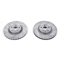PowerStop Power Stop 12-13 Buick Regal Front Evolution Drilled & Slotted Rotors - Pair - Brakes Pads