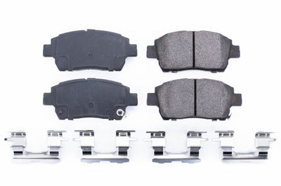 PowerStop Power Stop 12-15 Scion iQ Front Z17 Evolution Ceramic Brake Pads w/Hardware - Brakes Rotors &