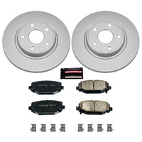 PowerStop Power Stop 12-16 Chrysler Town & Country Rear Z17 Evolution Geomet Coated Brake Kit - Brakes Rotors Pads