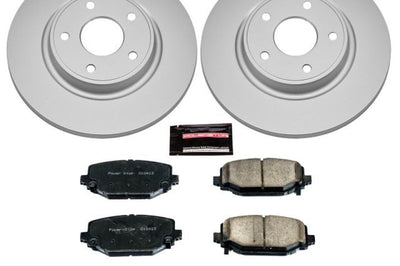 PowerStop Power Stop 12-16 Chrysler Town & Country Rear Z17 Evolution Geomet Coated Brake Kit - Brakes Rotors Pads