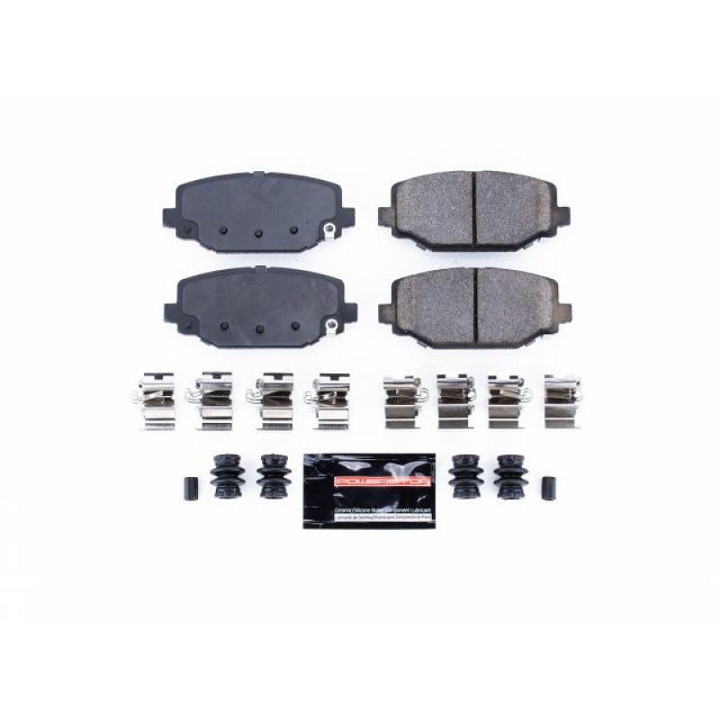 PowerStop Power Stop 12-16 Chrysler Town & Country Rear Z23 Evolution Sport Brake Pads w/Hardware - Brakes Rotors
